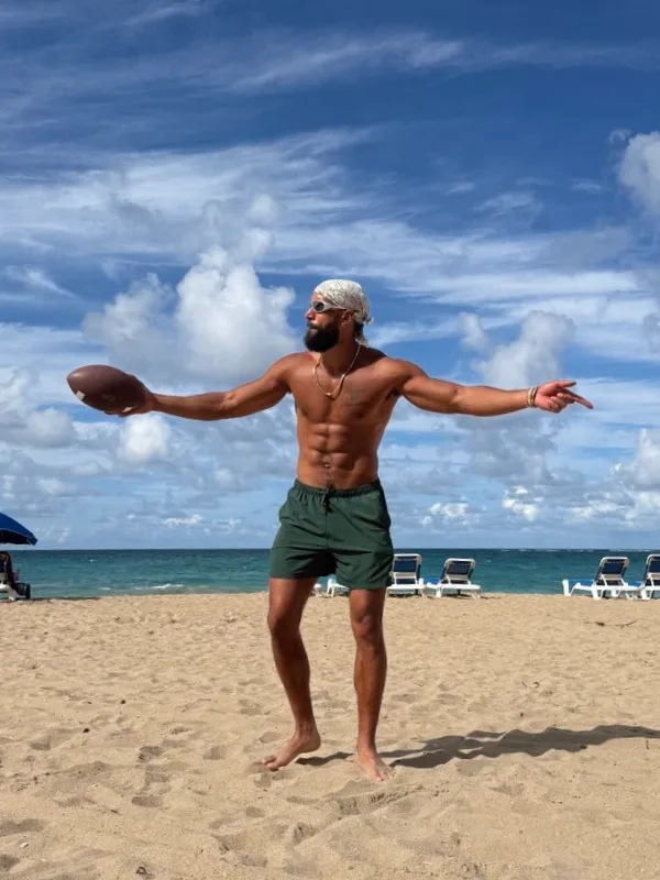 Armando training at the gym